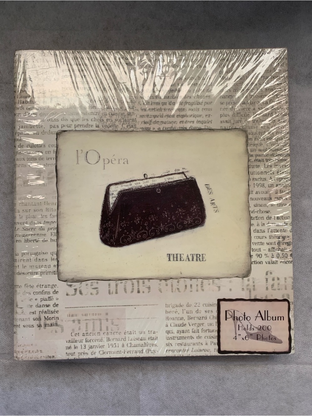 NWT Emily Adams Vintage French L'Opera Purse Photo Album 200 4x6 Photos New